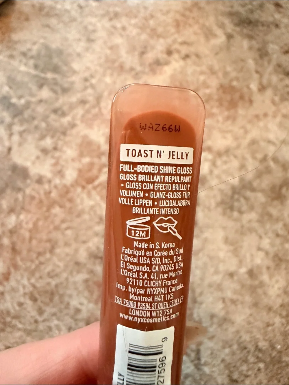 NYX Jelly Job Gloss in Toast n’ Jelly